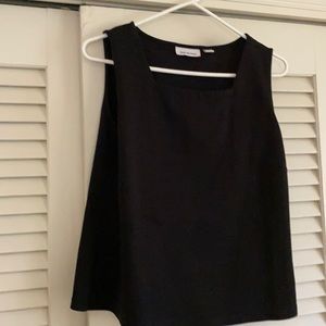 Joan Rivers black tank top size S